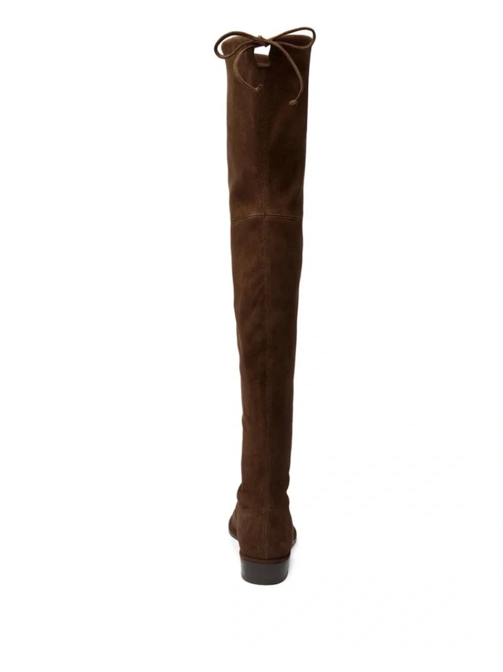 Stuart Weitzman Lowland Tie Over-the-Knee Suede Boots in Brown size 7.5